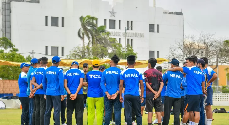 कराँची पुगेको नेपाली क्रिकेट टोलीले थाल्यो अभ्यास (फोटो फिचर)