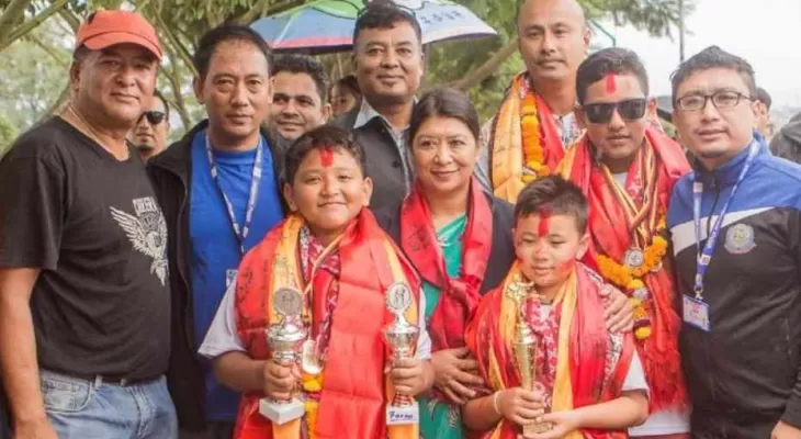 पदक विजेता मार्सल आर्ट्स टोली सम्मानित