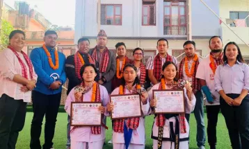 आईटीएफ पदक विजेता सम्मानित