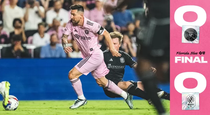 मेस्सीको कप्तानीमा रहेको मियामी नास्भिलसँग बराबरीमा रोकियो