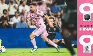 मेस्सीको कप्तानीमा रहेको मियामी नास्भिलसँग बराबरीमा रोकियो