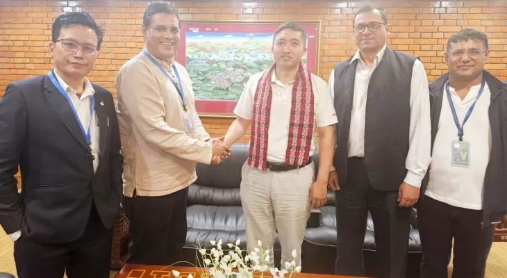 नेपाली क्रिकेट टोलीको हौसला बढाउन सदस्य–सचिव घिसिङ श्रीलंका प्रस्थान