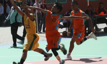 अन्तरविद्यालय बास्केटबल : ज्ञान निकेतन क्वाटरफाइनलमा