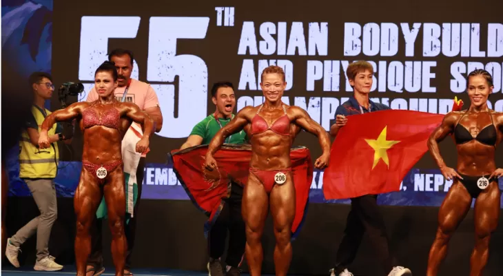 एसियन शारीरिक सुगठन स्पोर्टस् च्याम्पियनसिपमा रजनीलाई स्वर्ण