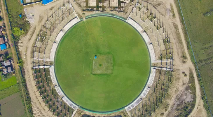 The Gautam Buddha International Cricket Stadium will soon resume construction