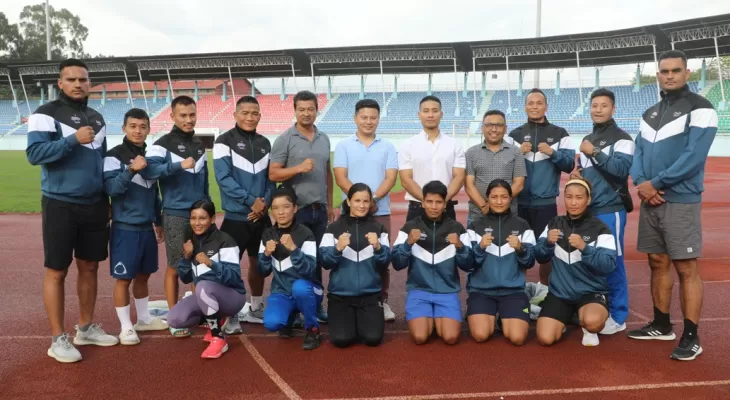 एसियाड बक्सिङ टोलीलाई इन्फिनिटीको ट्रयाकसुट