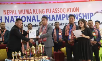 बागमती प्रदेश राष्ट्रिय उमा कुङफु च्याम्पियन