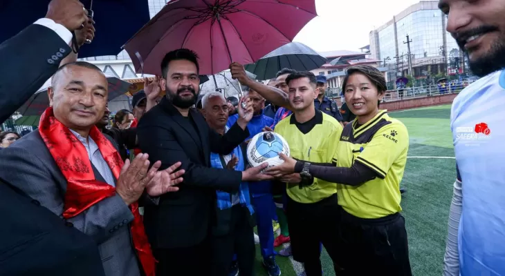 अन्तर वडा फुटसल प्रतियोगिता : आयोजकको विजयी सुरुवात