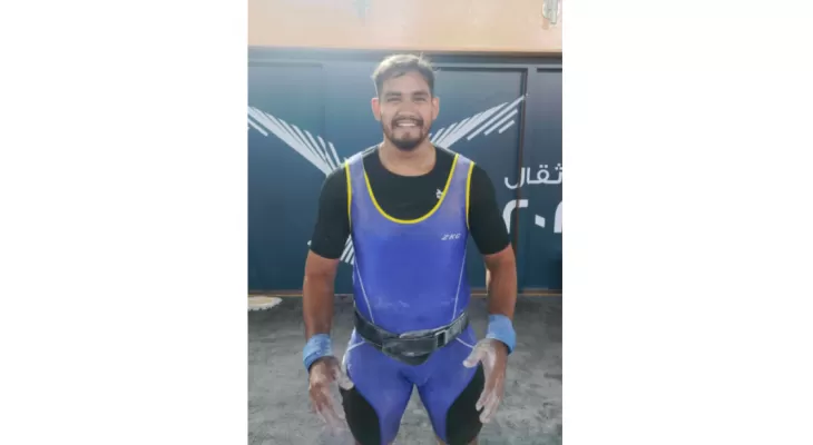 भारोत्तोलन खेलाडी विशालको राष्ट्रिय कीर्तिमान