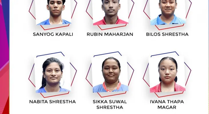 टेबलटेनिस टोली चीन जाँदै