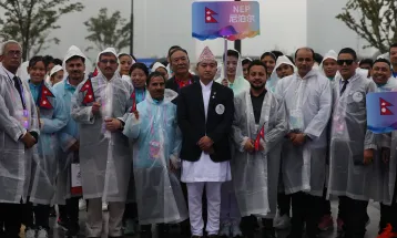 सदस्य–सचिव घिसिङ झण्डोत्तोलनमा सहभागी