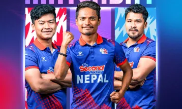 एसियाली खेलकुद : पुरुष क्रिकेटमा नेपालले दियो ३ सय १५ रनको विशाल लक्ष्य