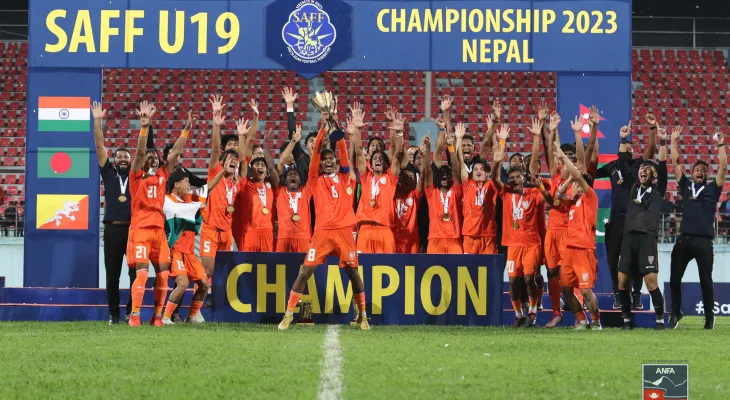 India wins the SAFF Championship