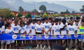 अन्तर नगरपालिका राष्ट्रिय क्रस कन्ट्री दौड प्रतियोगितामा चन्द्रागिरि प्रथम