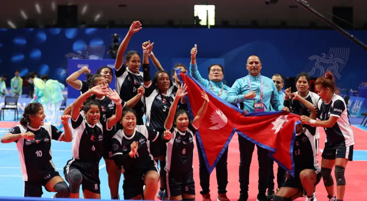 एसियाली खेलकुद : महिला कबड्डीमा नेपालले पदक पाउने निश्चित