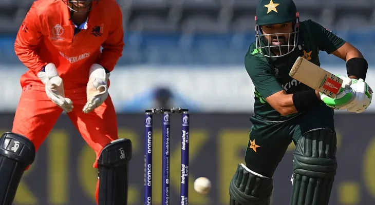 विश्वकप क्रिकेटमा पाकिस्तानले नेदरल्यान्ड्सलाई दुई सय ८७ रनको लक्ष्य दियो
