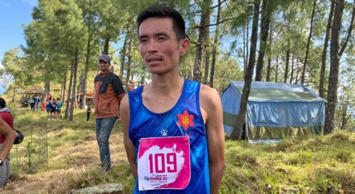 लिगलिगे दौडको उपाधि नेपाली सेनाका राईलाई