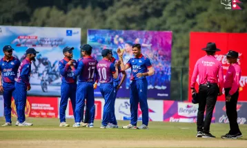 त्रिकोणात्मक टी–२० सिरिजको पहिलो खेलमा नेपालले युएईलाई हरायो