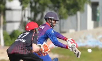 अर्जुनको किर्तिमानी ब्याटिङ नेपालले साउदी अरेबियालाई ३ सय ४८ रनको विशाल लक्ष्य दियो