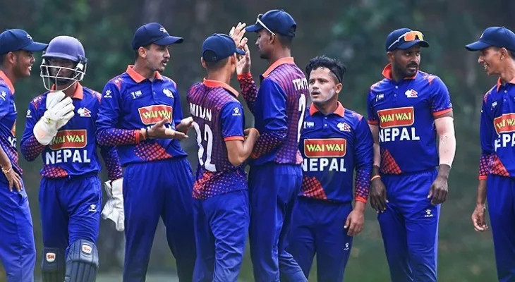 Nepal defeats Saudi Arabia in the ACC Men's U19 Premier Cup by a massive 348 runs