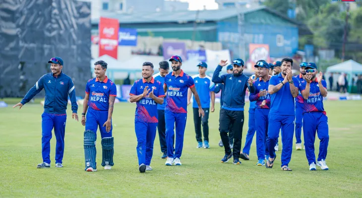 Nepal defeats Hong Kong in the Triangular T20 Cricket Series by six wickets