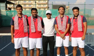 डेविस कप खेल्ने टोलीको बिदाइ