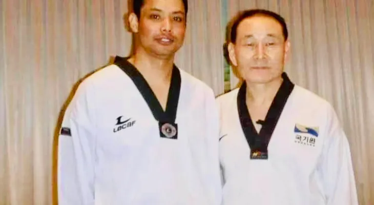 क्षेत्रीलाई तेक्वान्दोको छैटौँ डान