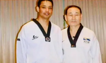 क्षेत्रीलाई तेक्वान्दोको छैटौँ डान