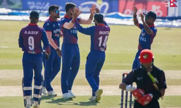 Nepal defeats Singapore by eight wickets in the ICC T20 World Cup Asia qualifier