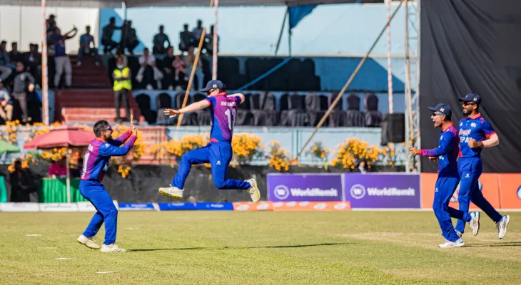 Nepal defeats Malaysia by six wickets in a T20 world cup qualifier
