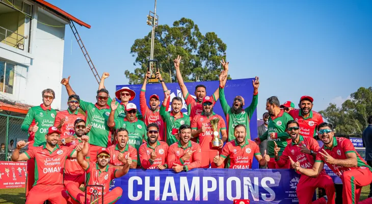 आइसिसी ट्वान्टी २० विश्वकप एसिया क्षेत्र छनोटको उपाधि ओमानलाई