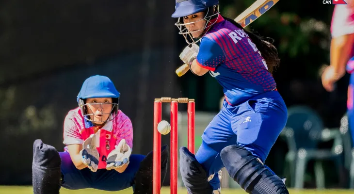 नेपालद्धारा जापानसामु जितका लागि ११६ रनको लक्ष्य