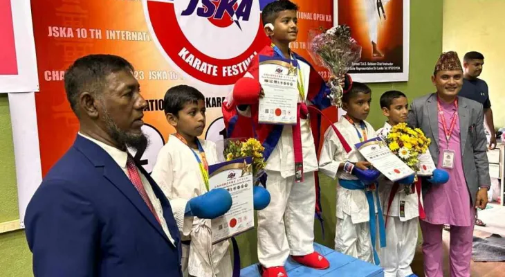 अन्तर्राष्ट्रिय खुल्ला कराँते प्रतियोगितामा नेपाली टोली च्याम्पियन