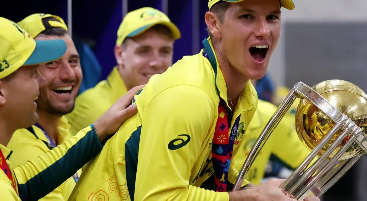 विश्वकप उपाधि उचालेपछि अष्ट्रेलियाको खुसी (फोटोफिचर)