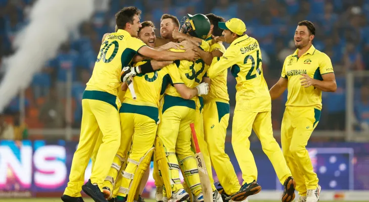 विश्वकप उपाधि उचालेपछि अष्ट्रेलियाको खुसी (फोटोफिचर)