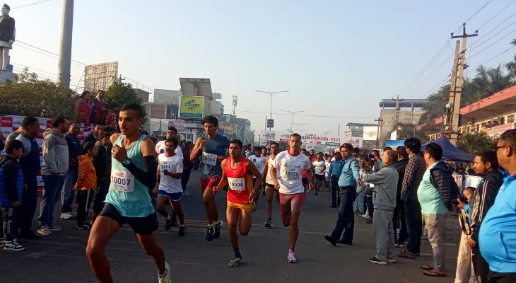 The Nepalgunj Marathon has begun