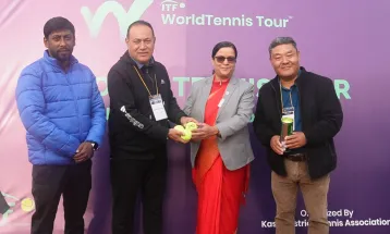 पोखरामा आइटिएफ जे–३० टेनिस प्रतियोगिता सुरु