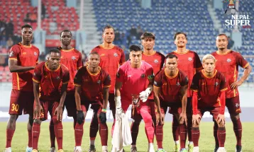 Sporting ilam defeated Jhapa FC in the Nepal Super League