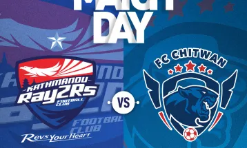 नेपाल सुपर लिगमा काठमाडौं  राइजर्स र चितवन फुटवल क्लब भिडदैँ