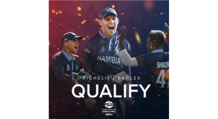 नामिबिया टी-२० विश्वकप २०२४ मा छनोट