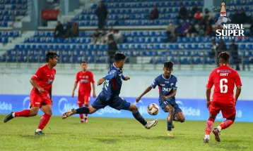 एनएसएल : काठमाडौँ रेजर्स र चितवन एफसीबीचको खेल बराबरीमा सकियो