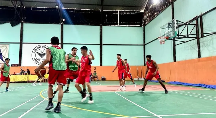 यु–२३ बास्केटबल प्रतियोगितामा आर्मी र टाइम्सको जित