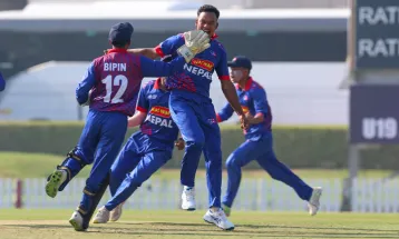 एसिया कप क्रिकेटमा अफगानिस्तानले नेपाललाई दियो २६२ रनको लक्ष्य