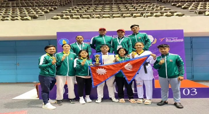 श्रीलङ्कामा नेपाली तेक्वान्दो खेलाडी जिते पाँच स्वर्ण, एक रजत र दुई कांस्य