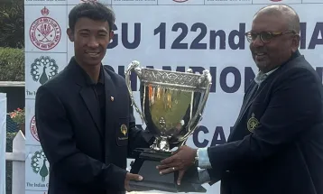 भारतमा उपाधि जित्ने पहिलो नेपाली गल्फर बने सुवास