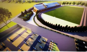 जुम्लामा निर्माणाधीन राजासिमा रङ्गशालाको काम तीव्र गतिमा अघि बढ्यो