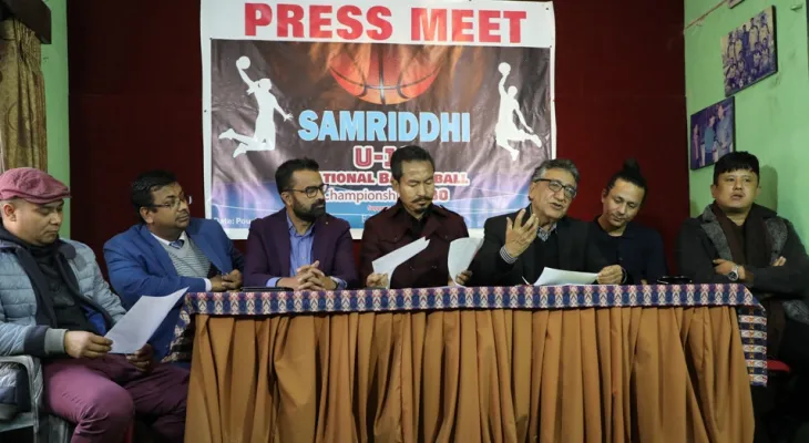 समृद्धि यु–१९ राष्ट्रिय बास्केटबल भोलिदेखि