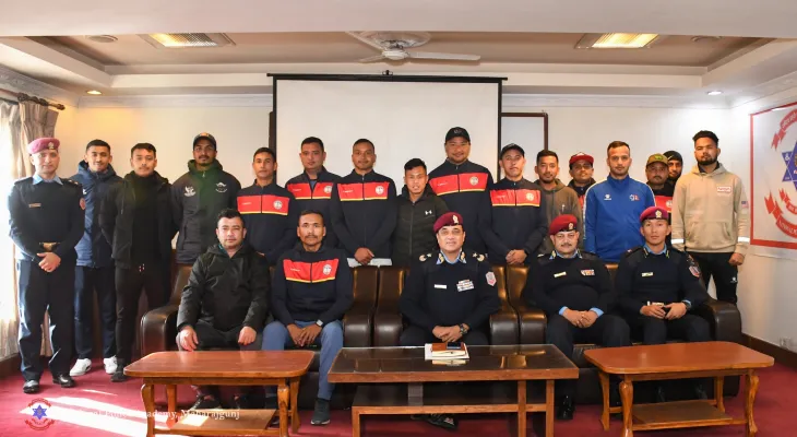 प्रो क्लब च्याम्पियनशिप खेल्न जान लागेका क्रिकेट टोलीको बिदाइ