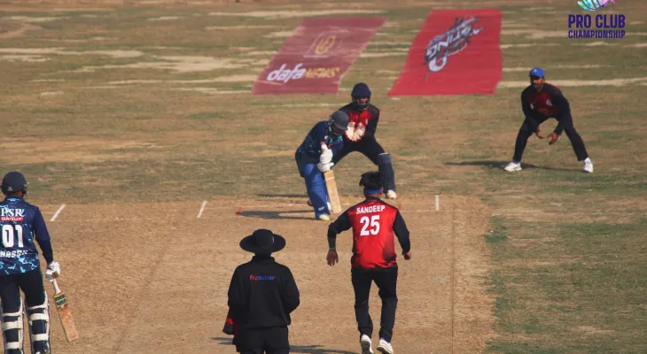 प्रो क्लब क्रिकेट च्याम्पियनसिपमा आर्मी र पर्सा ११ विजयी