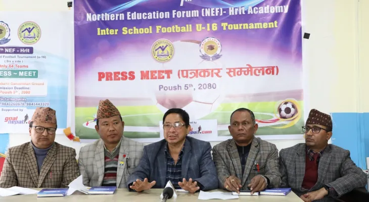 नेफ–ऋत कप फुटबल आइतबारदेखि